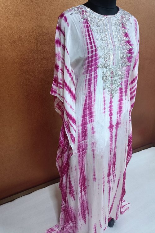 Label T2 Designer Kaftan with Gundi Pant Hand Embroidery