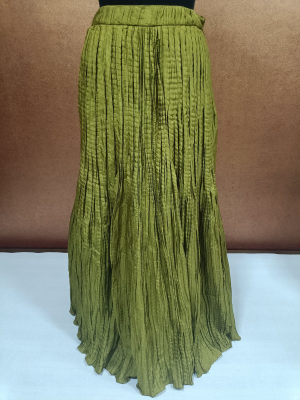 Exclusive Label T2 Designer Jacket Bustair with Crush Lehenga: FULL HAND Embroidery - Image 5
