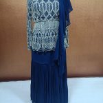 Exclusive Label T2 Designer Peplum Double layer Sharara with Ruffle Dupatta