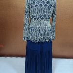 Exclusive Label T2 Designer Peplum Double layer Sharara with Ruffle Dupatta - Image 4
