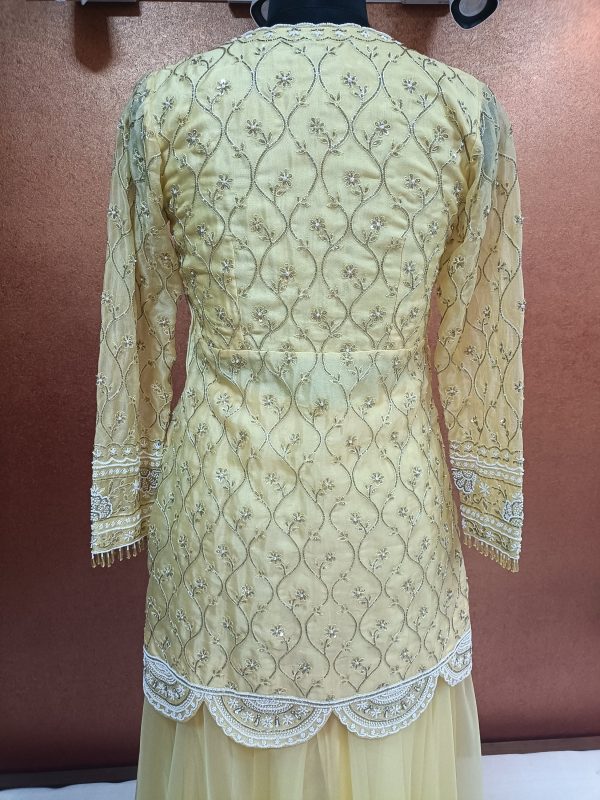 Label T2 Designer Peplum with Plazo Heavy Hand Embroidery - Image 4