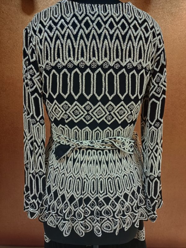 Label T2 Designer Peplum Double layer Sharara, Waist Belt - Image 4