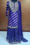Exclusive Label T2 Designer Kurti with 12 Kali Garara & Dupatta Heavy Hand Embroidery