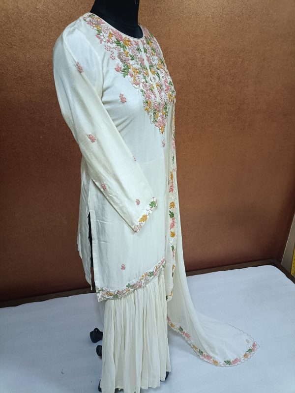 Label T2 Designer Kurti with Sharara & Dupatta - Image 3