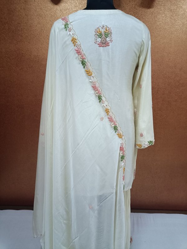 Label T2 Designer Kurti with Sharara & Dupatta - Image 4