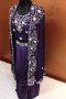 Label T2 Designer Cape Bustair with Drape Skirt. Heavy Hand Embroidery