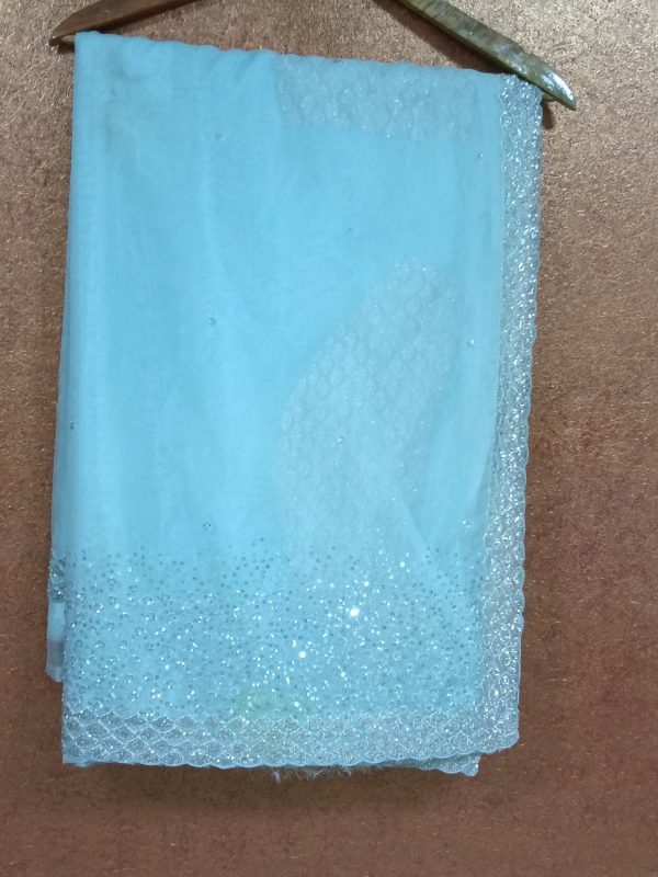 Label T2 Designer Saree with Hand Embroidery - Image 5