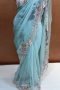 Label T2 Designer Saree with Heavy Hand Embroidery