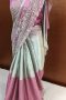 Label T2 Designer Saree with Hand Embroidery