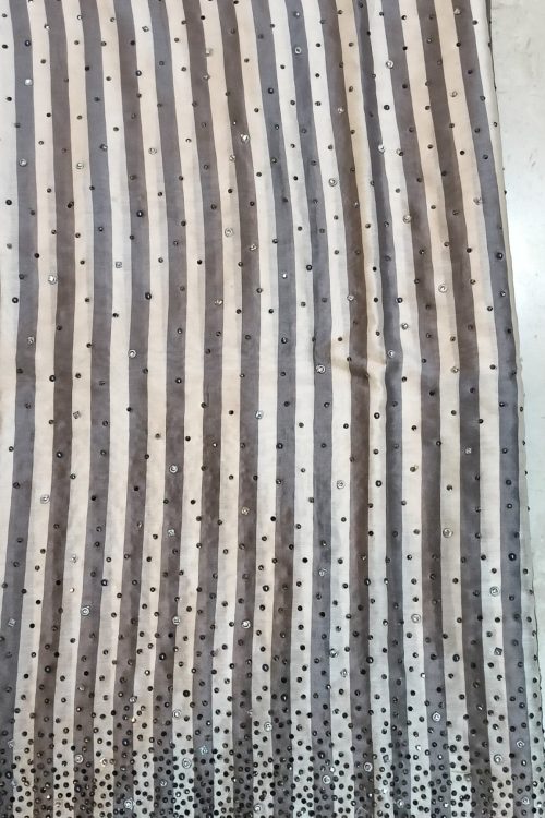 unstitched Kurti Pant with Dupatta with Heavy Hand Embroidery