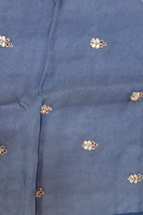 Label T2 Designer UNSTITCHED KURTI Pant with Dupatta Exclusive Hand Embroidery